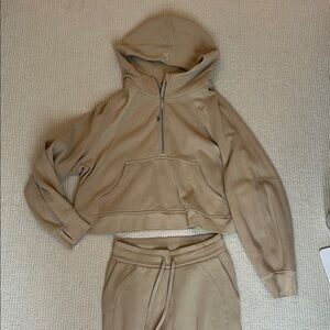 Lululemon Scuba Hooded Sweatshirt and Jogger Set